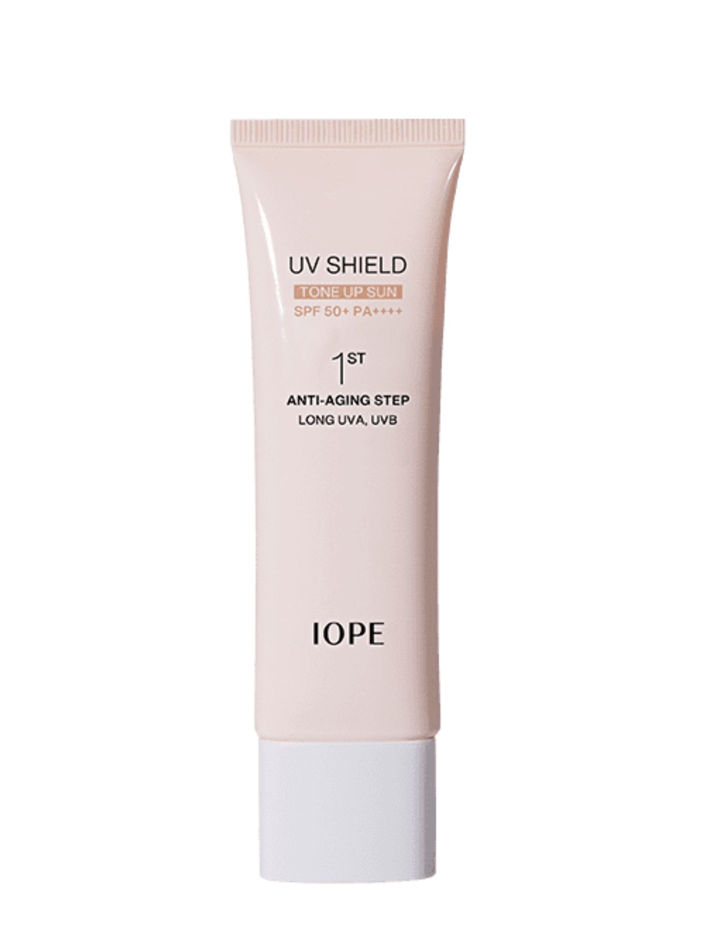 IOPE UV Shield Tone Up Sun SPF 50+ PA++++ Brightening Sunscreen for Radiant Skin Anti-Aging Step 1st Long UVA UVB Protection