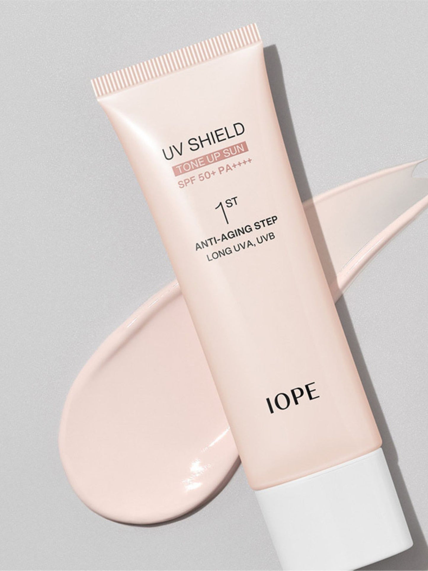 IOPE UV Shield Tone Up Sun SPF 50+ PA++++ Brightening Sunscreen for Radiant Skin Anti-Aging Step 1st Long UVA UVB Protection