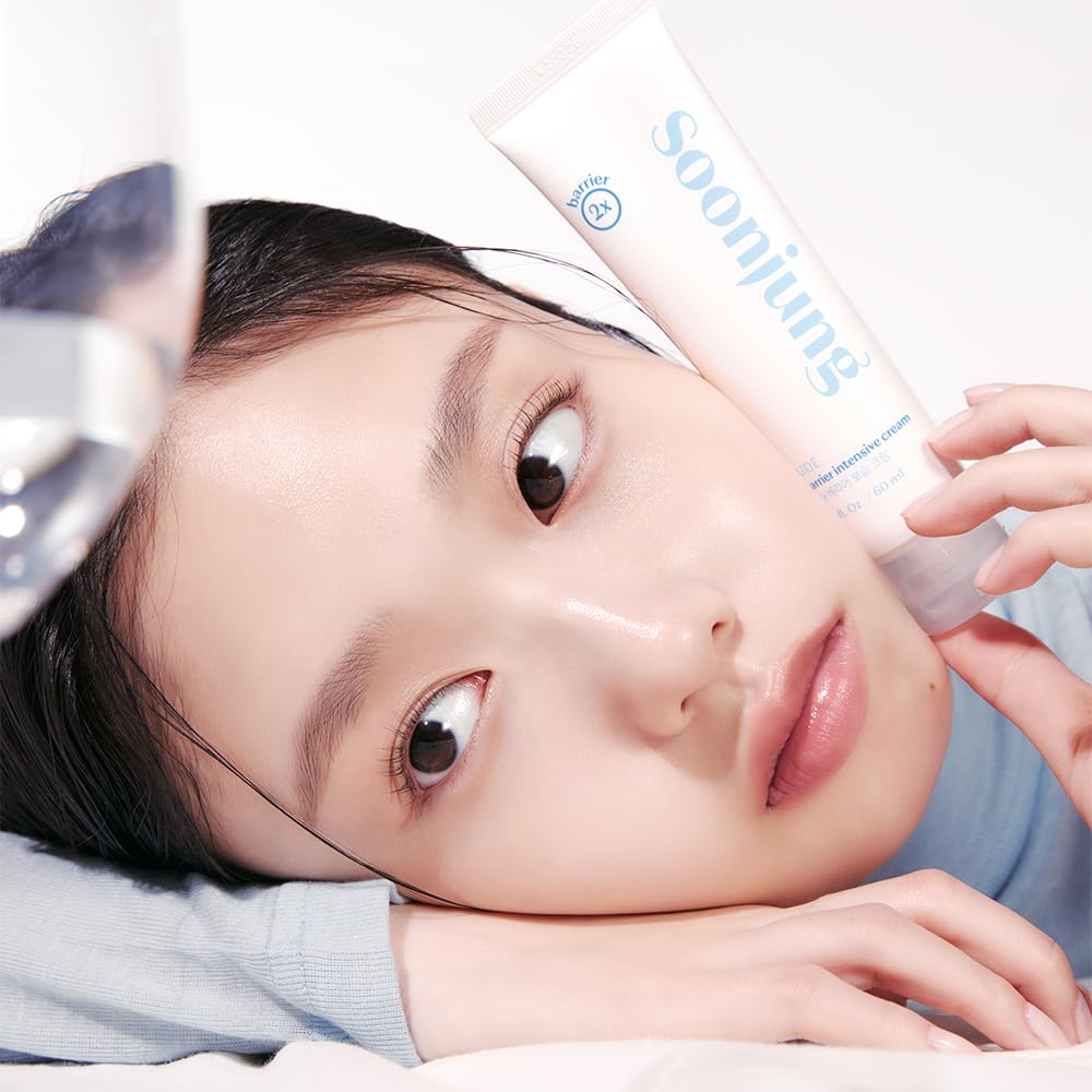 ETUDE House SoonJung 2x Barrier Intensive Cream 60ml – Hydrating Vegan Moisturizer for Sensitive Skin
