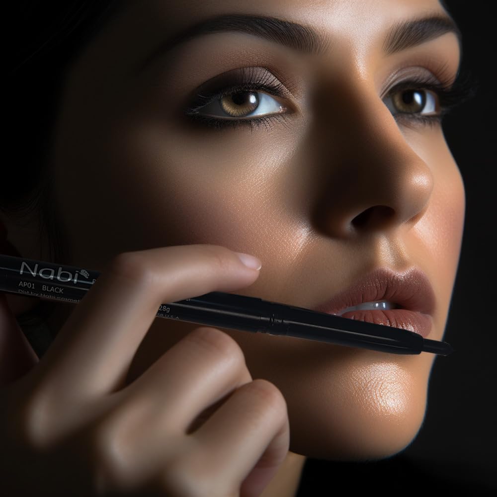 Nabi 12pcs Retractable Waterproof Black Eyeliner Wholesale Lot