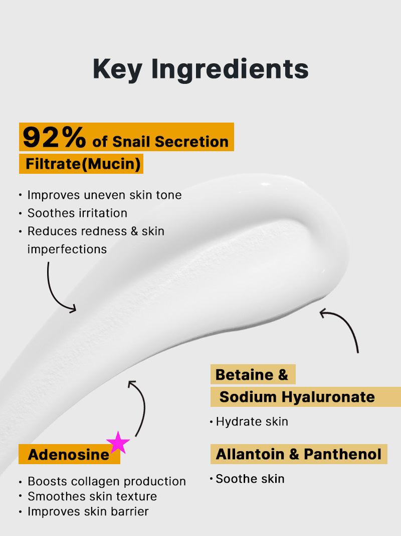 COSRX - Advanced Snail 92 All in one Cream - Skin Hydrating & Repair Formula esBeauty