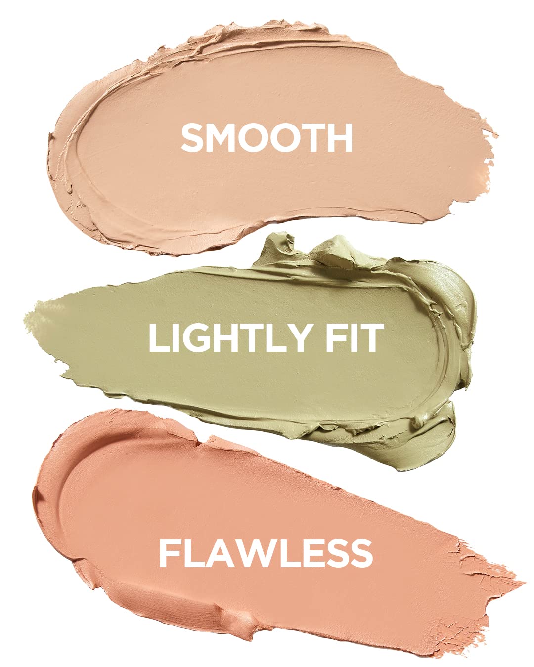 THE SAEM Cover Perfection Triple Pot Concealer - Full Coverage 3-Color Corrector for Redness & Dark Circles: Beige, Green, Peach