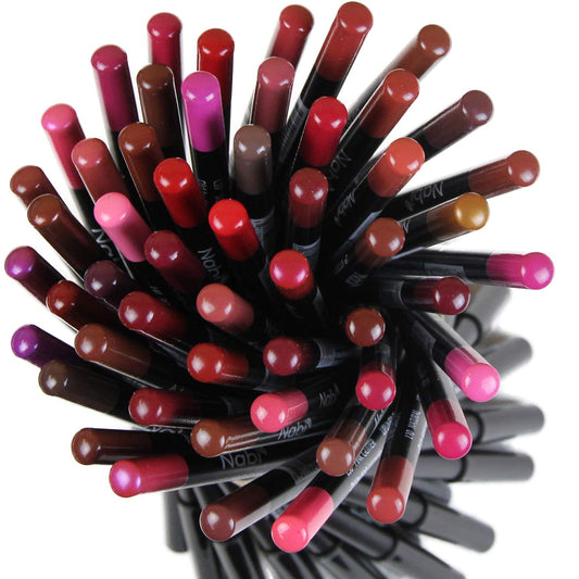 Nabi Lip Liner Pencil - 54 Assorted Colors for Long Lasting Precision esBeauty