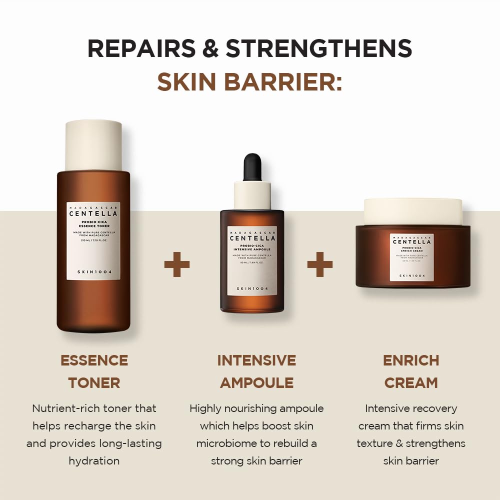 SKIN1004 Madagascar Centella Asiatica Ampoule - Facial Serum for Soothing Sensitive and Acne-Prone Skin esBeauty